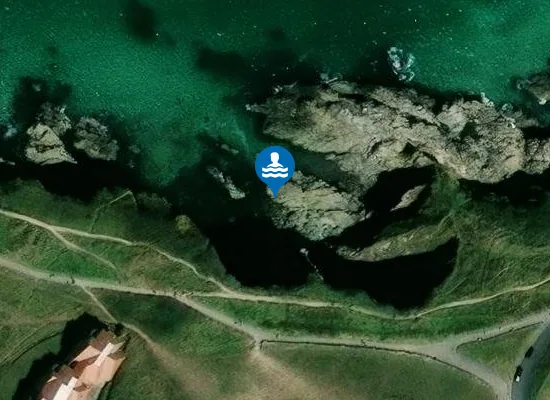 Satellite image of Beacon Cove