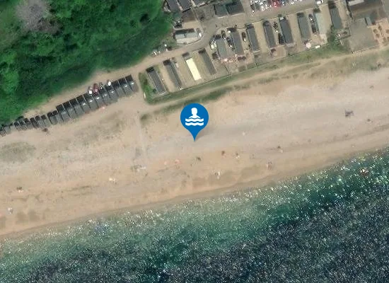 Satellite image of Monmouth Beach