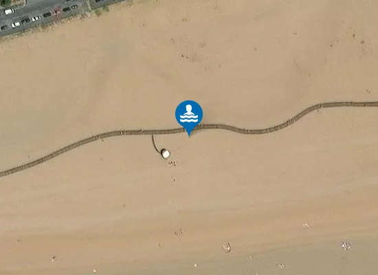 Satellite image of Mermaid Beach