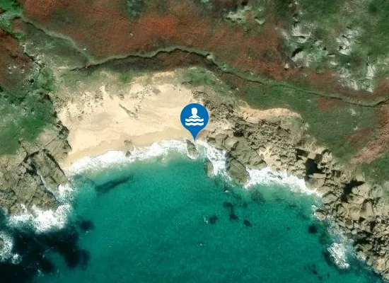 Satellite image of Porth Chapel