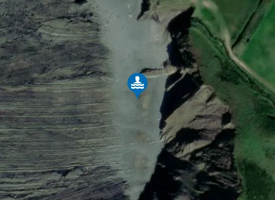 Satellite image of Childspit Beach