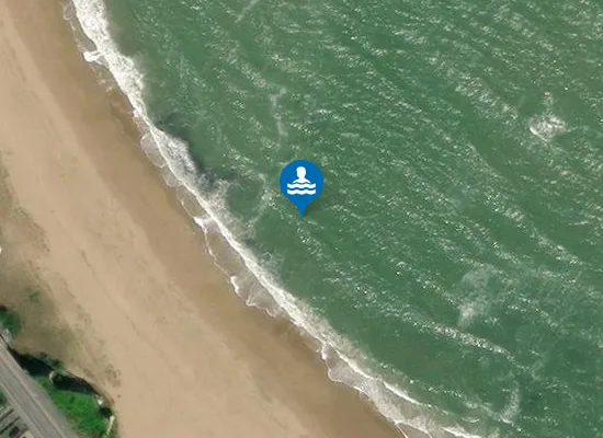 Satellite image of Kingsgate Bay