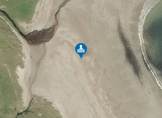 Satellite image of Mellon Udrigle Beach