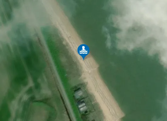 Satellite image of Shellbeach
