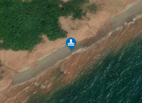 Satellite image of Budleigh Salterton