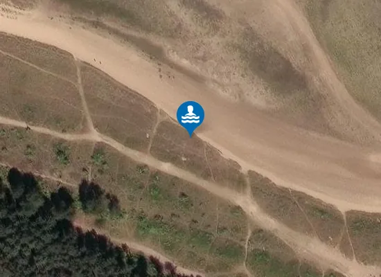 Satellite image of Holkham Naturist Beach