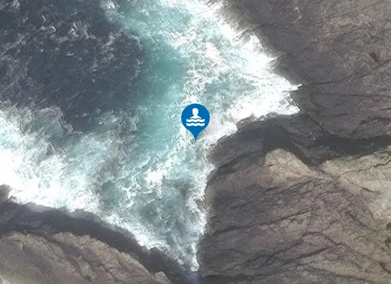 Satellite image of Cladach Crò Iain Dheirg