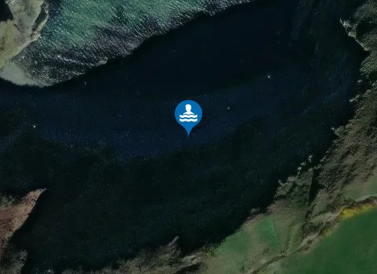 Satellite image of Traeth y Gaerglwyd