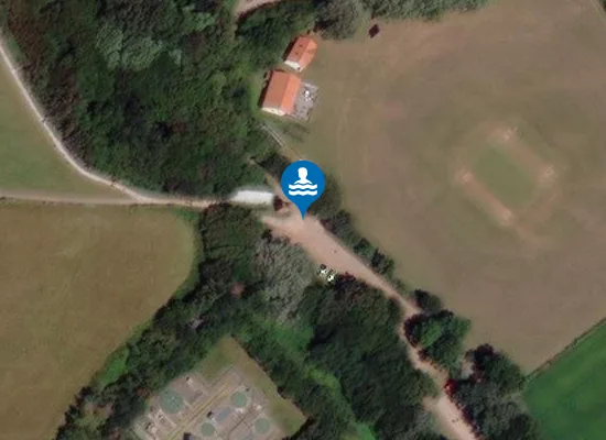 Satellite image of Kilve Beach
