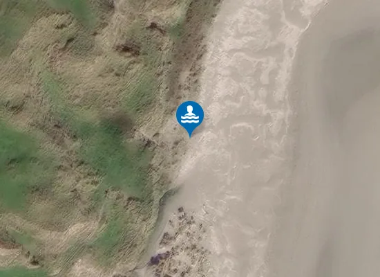 Satellite image of Tràigh nan Cisteachan