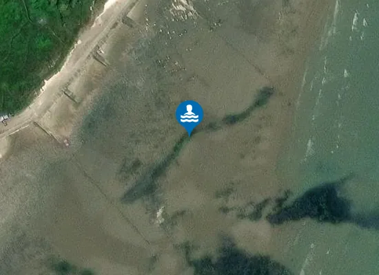 Satellite image of The Warren