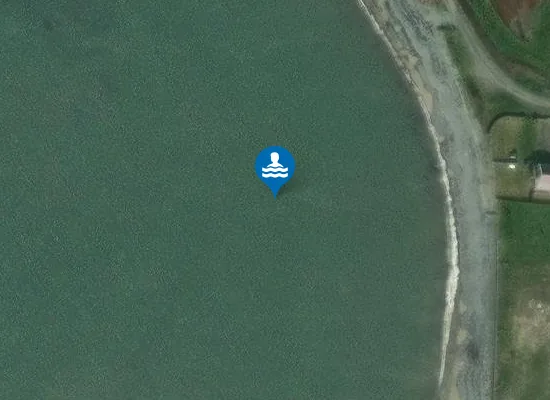 Satellite image of Porth Dre-fadog