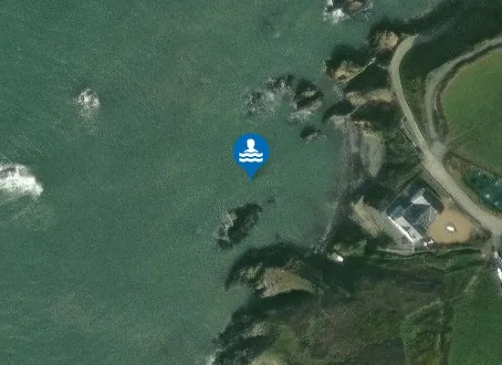 Satellite image of Porth y Cychod