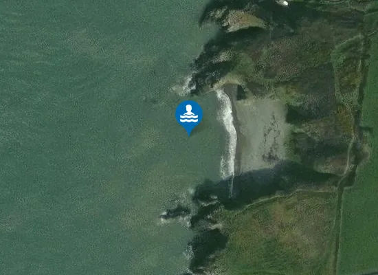 Satellite image of Porth y Santes