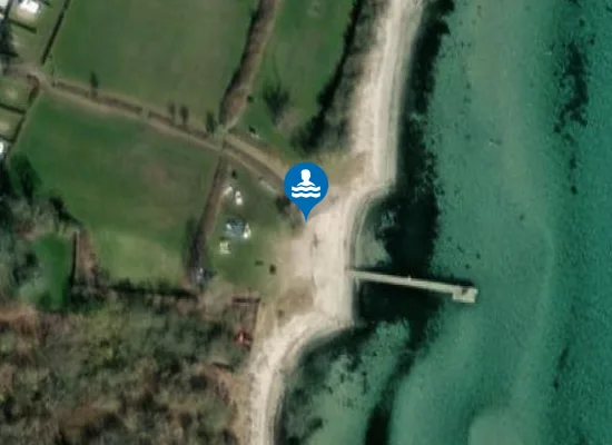 Satellite image of KONGSHØJ CAMPING