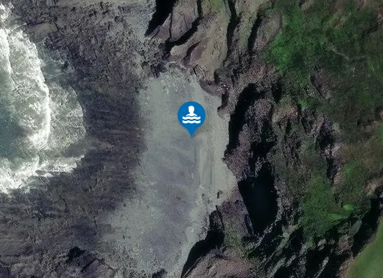 Satellite image of Cotton Beach