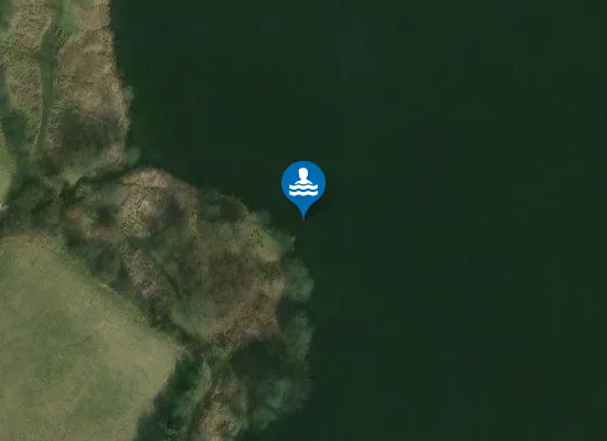 Satellite image of Wader Point
