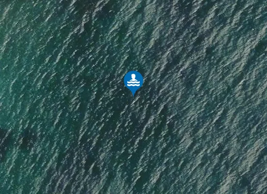 Satellite image of Queen's Bay / Loch Staosnaig