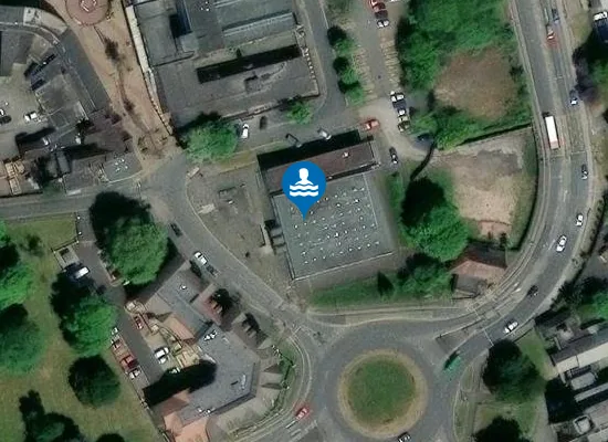 Satellite image of library