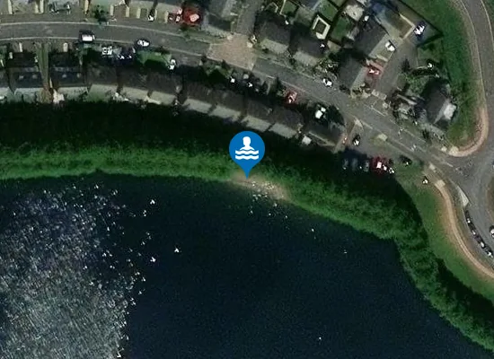 Satellite image of Beach at Doncaster Lakeside