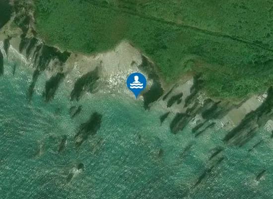 Satellite image of Sandy Cove