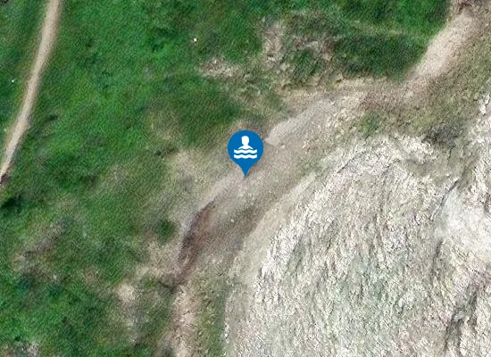 Satellite image of Little Beach
