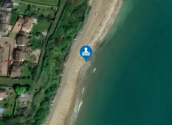 Satellite image of Small Hope Beach