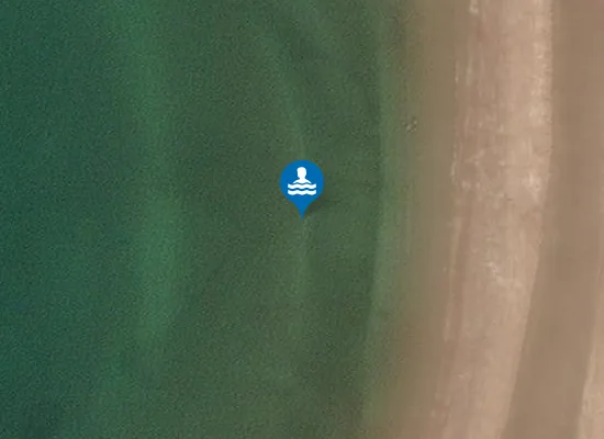 Satellite image of Gairloch Beach