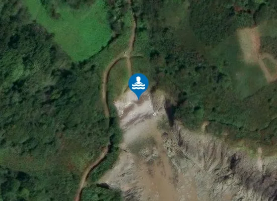 Satellite image of Brandy Cove