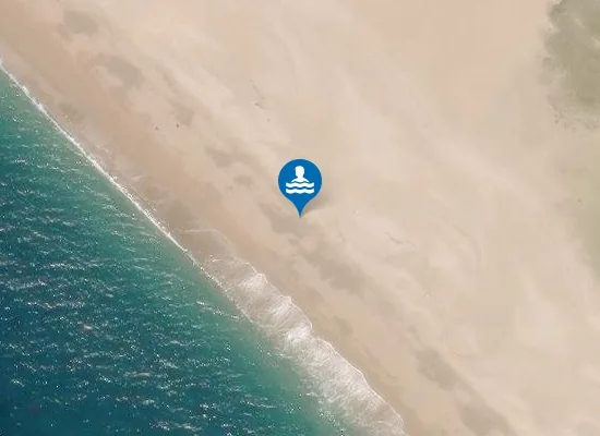 Satellite image of Loe Bar