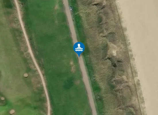 Satellite image of West Sands