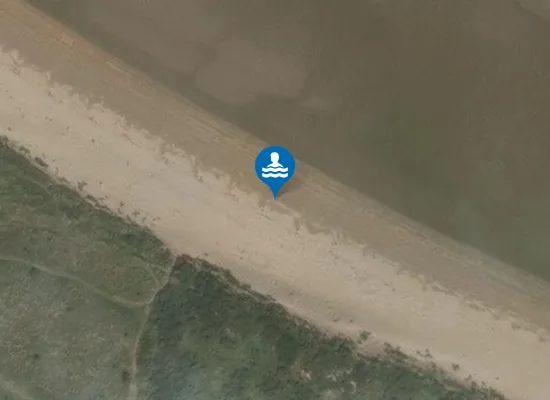 Satellite image of Broad Sands
