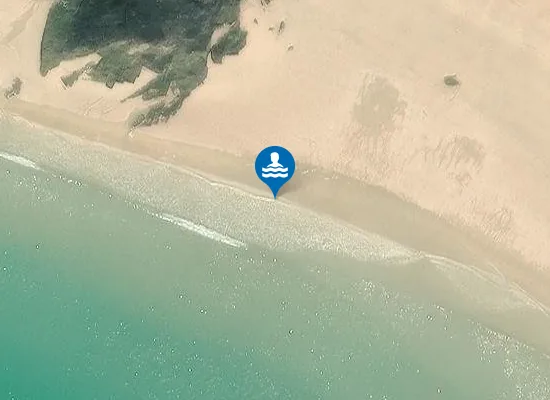 Satellite image of Oldshoremore Beach