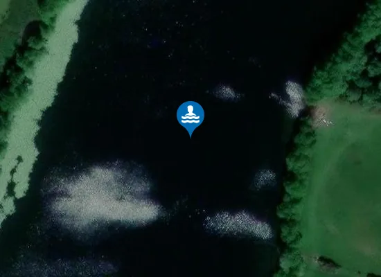 Satellite image of Hanmer Mere