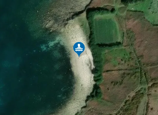 Satellite image of Toll's Porth
