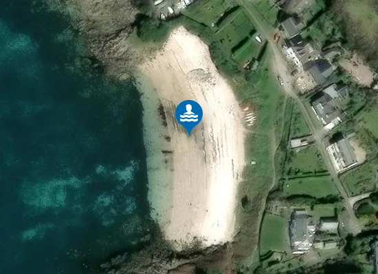 Satellite image of Thomas' Porth or Shark's Pit
