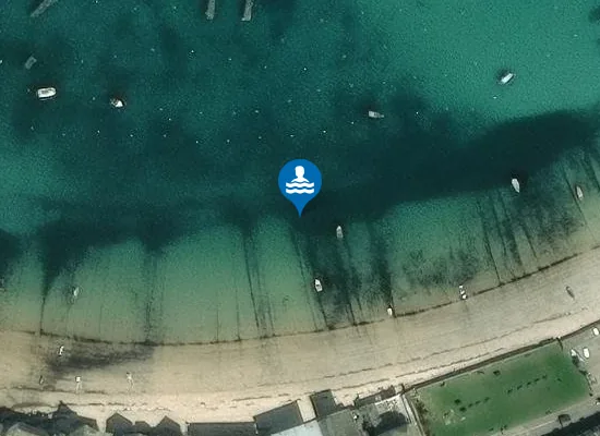 Satellite image of Town Beach