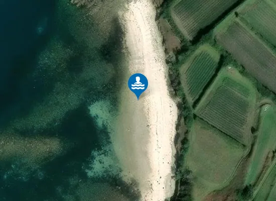 Satellite image of Halangy Porth