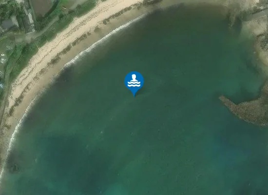 Satellite image of Old Town Beach