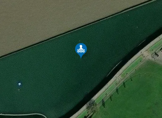Satellite image of Clevedon Marine Lake