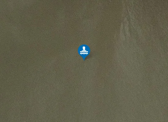 Satellite image of Drum Sands