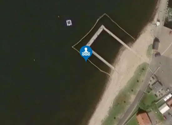 Satellite image of HVALPSUND STRAND