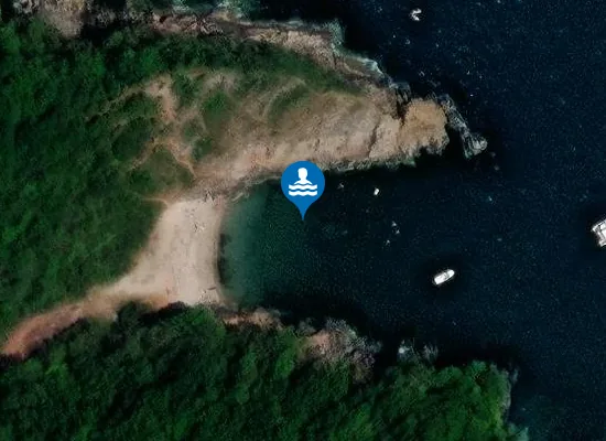 Satellite image of Churston Cove