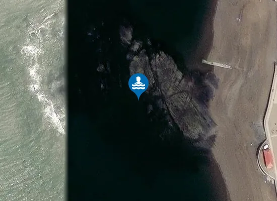 Satellite image of North Beach