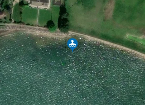 Satellite image of Prinsted Beach