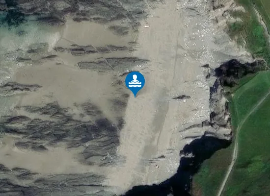 Satellite image of Rockham Beach
