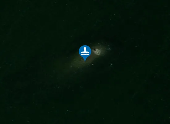 Satellite image of Scart Island