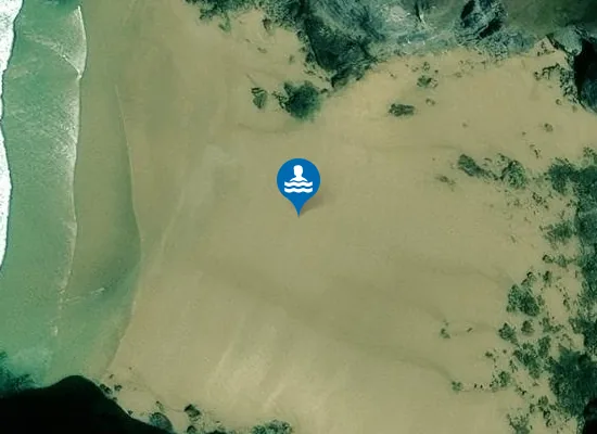 Satellite image of Beacon Cove