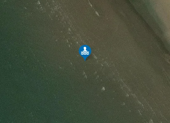 Satellite image of Crosby Beach