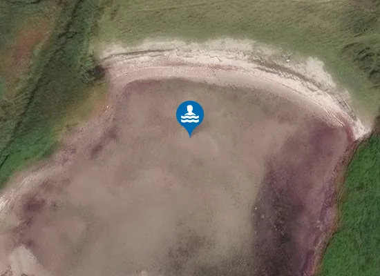 Satellite image of Twin Beaches